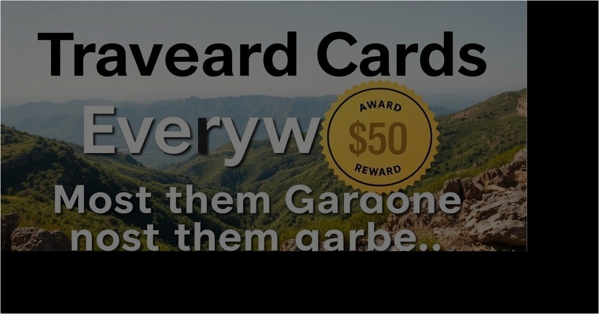 Illustration related to: Travel reward cards are everywhere, but most of them are garbage. You know the ones—they promise f...